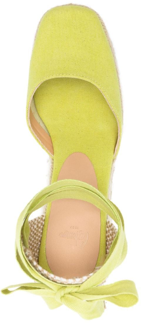 Castaner Flat Shoes Yellow Geel