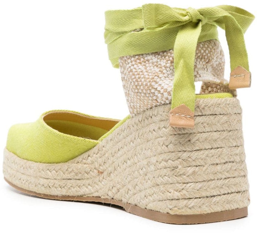 Castaner Flat Shoes Yellow Geel