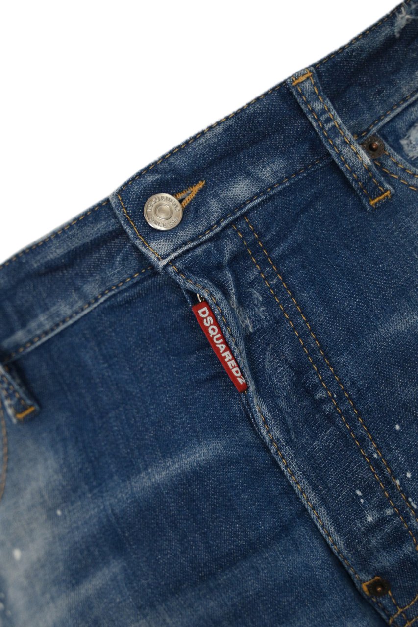 Dsquared2 Shorts Denim Blauw