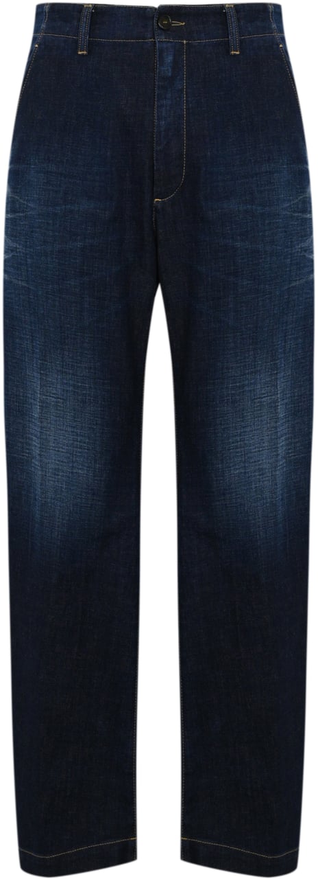 Dsquared2 Trousers Denim Blauw