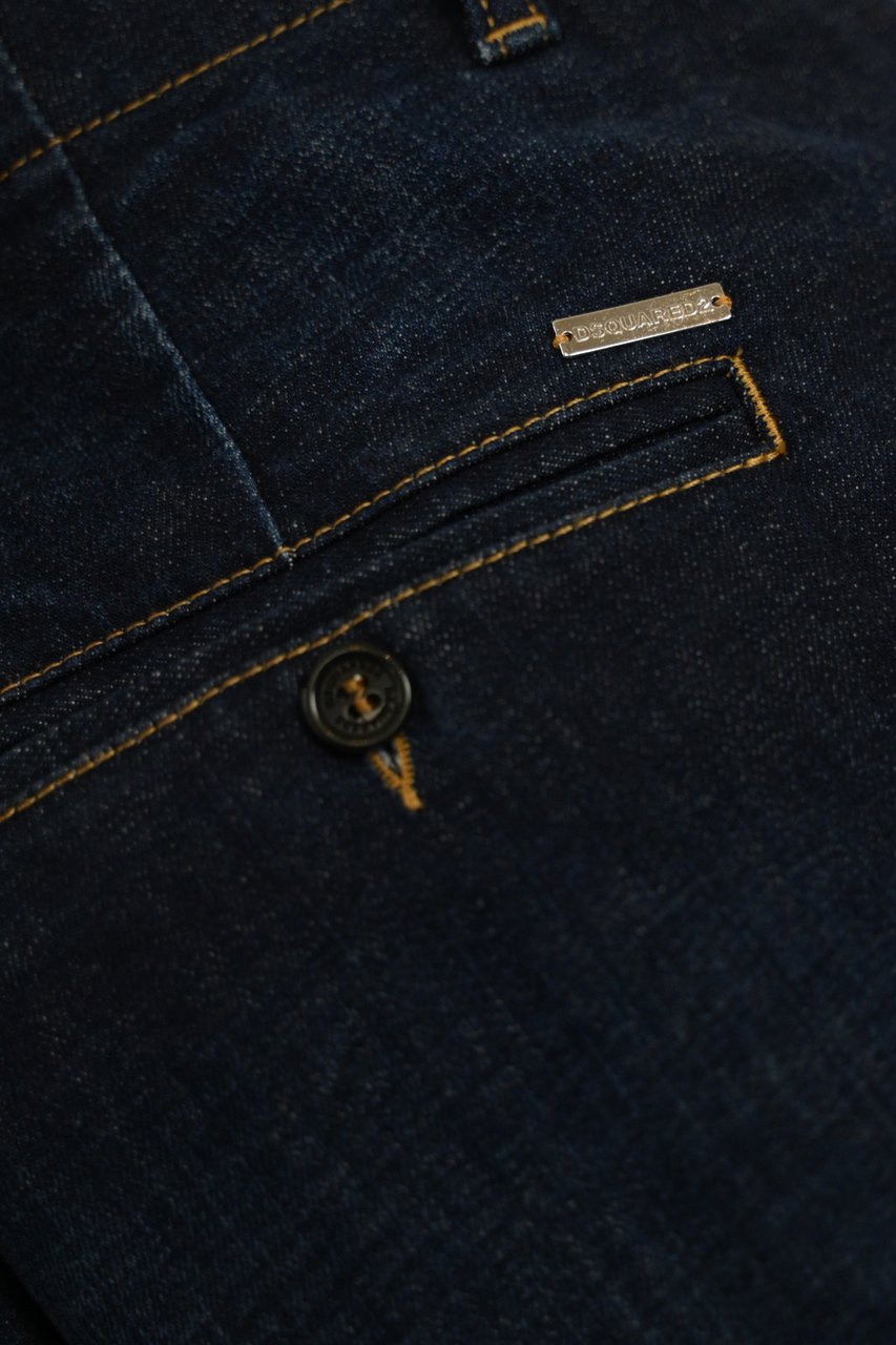 Dsquared2 Trousers Denim Blauw