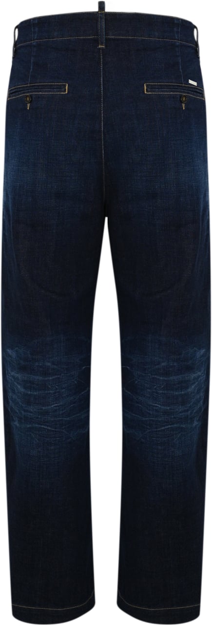 Dsquared2 Trousers Denim Blauw