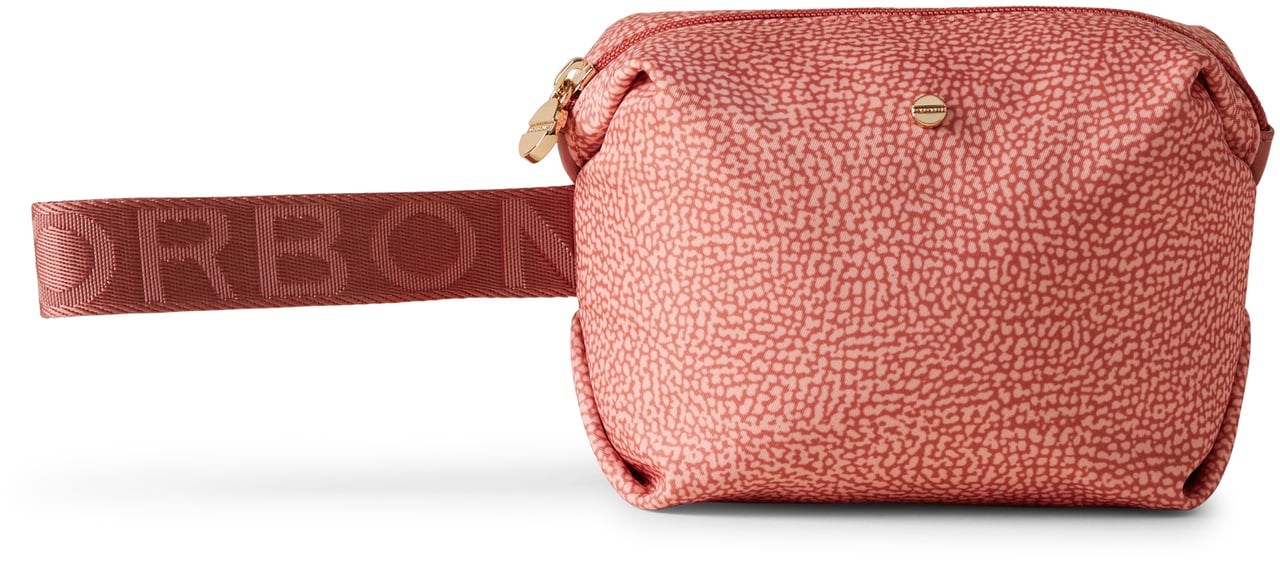 Borbonese CLASSICA VANITY CASE SMALL Roze