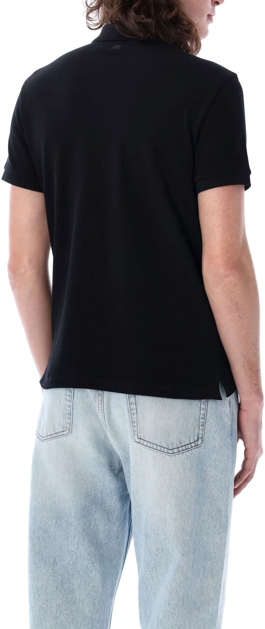 AMI Paris polo ami de coeur 2 Zwart