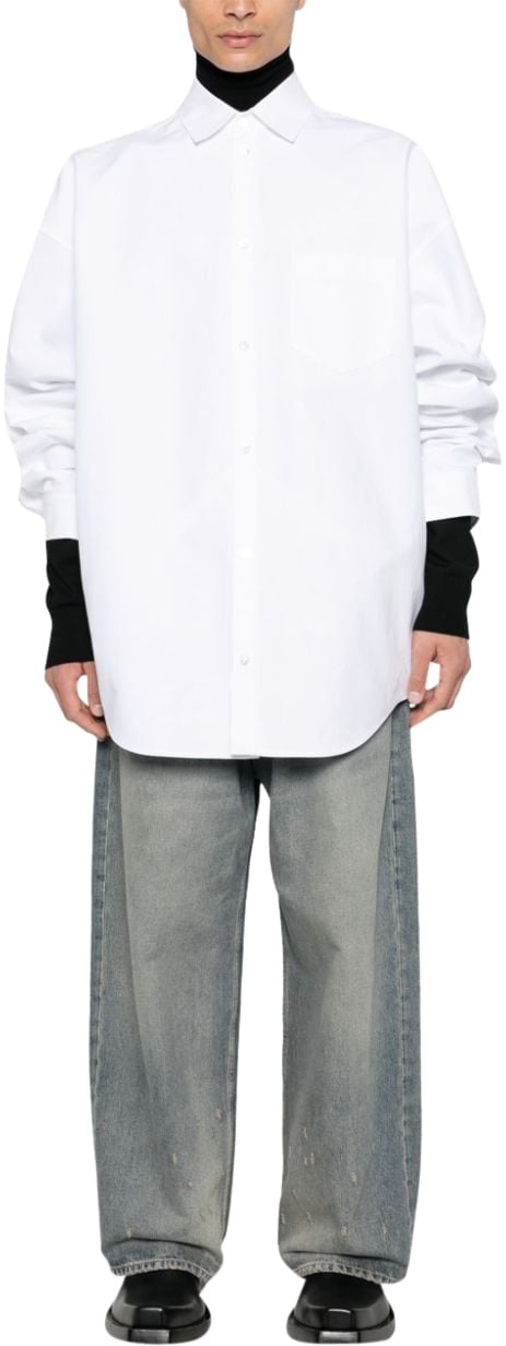 Balenciaga Shirts White Wit