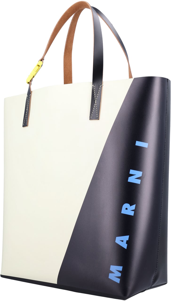 Marni Tribeca Tote Shell Black Zwart