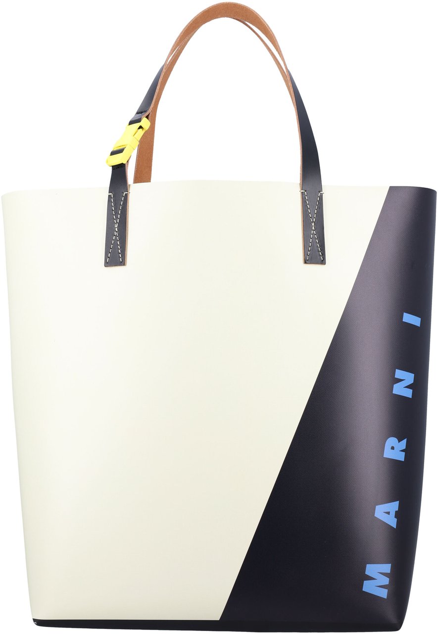 Marni Tribeca Tote Shell Black Zwart