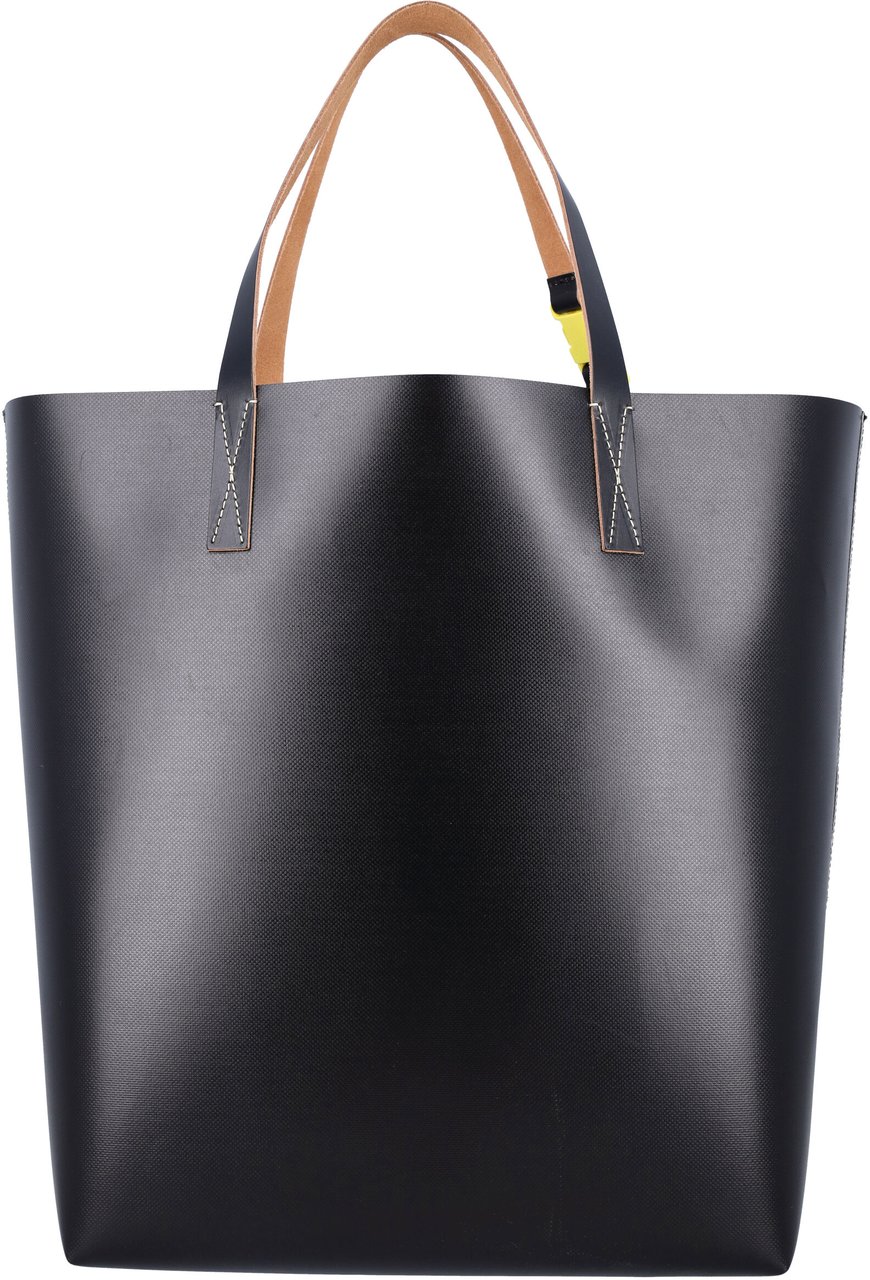 Marni Tribeca Tote Shell Black Zwart