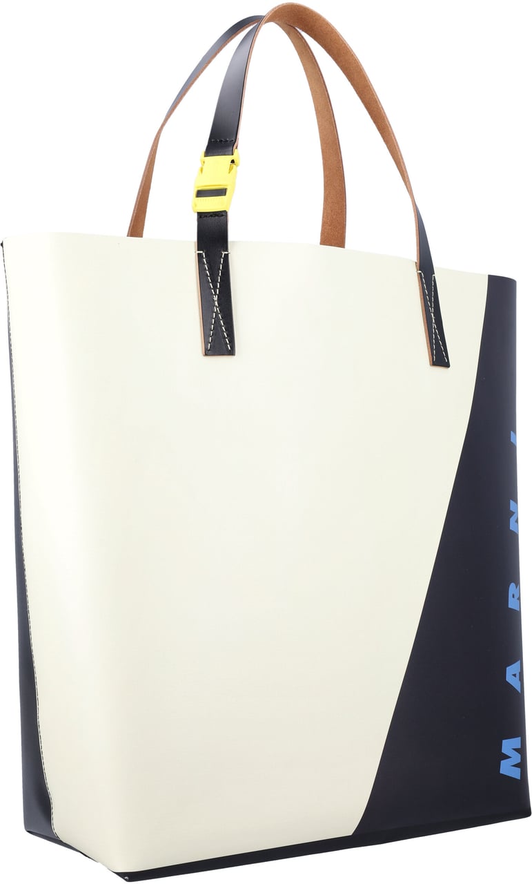 Marni Tribeca Tote Shell Black Zwart