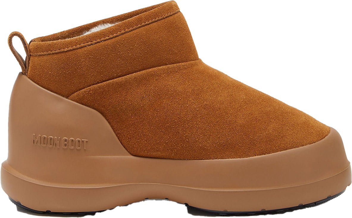 Moon Boot Luna Low Boots Suede Wit
