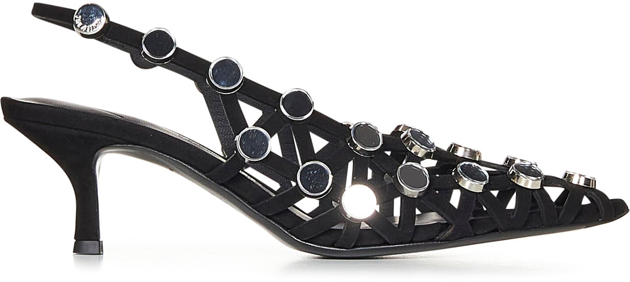 The Attico grid slingback 50mm divers Divers
