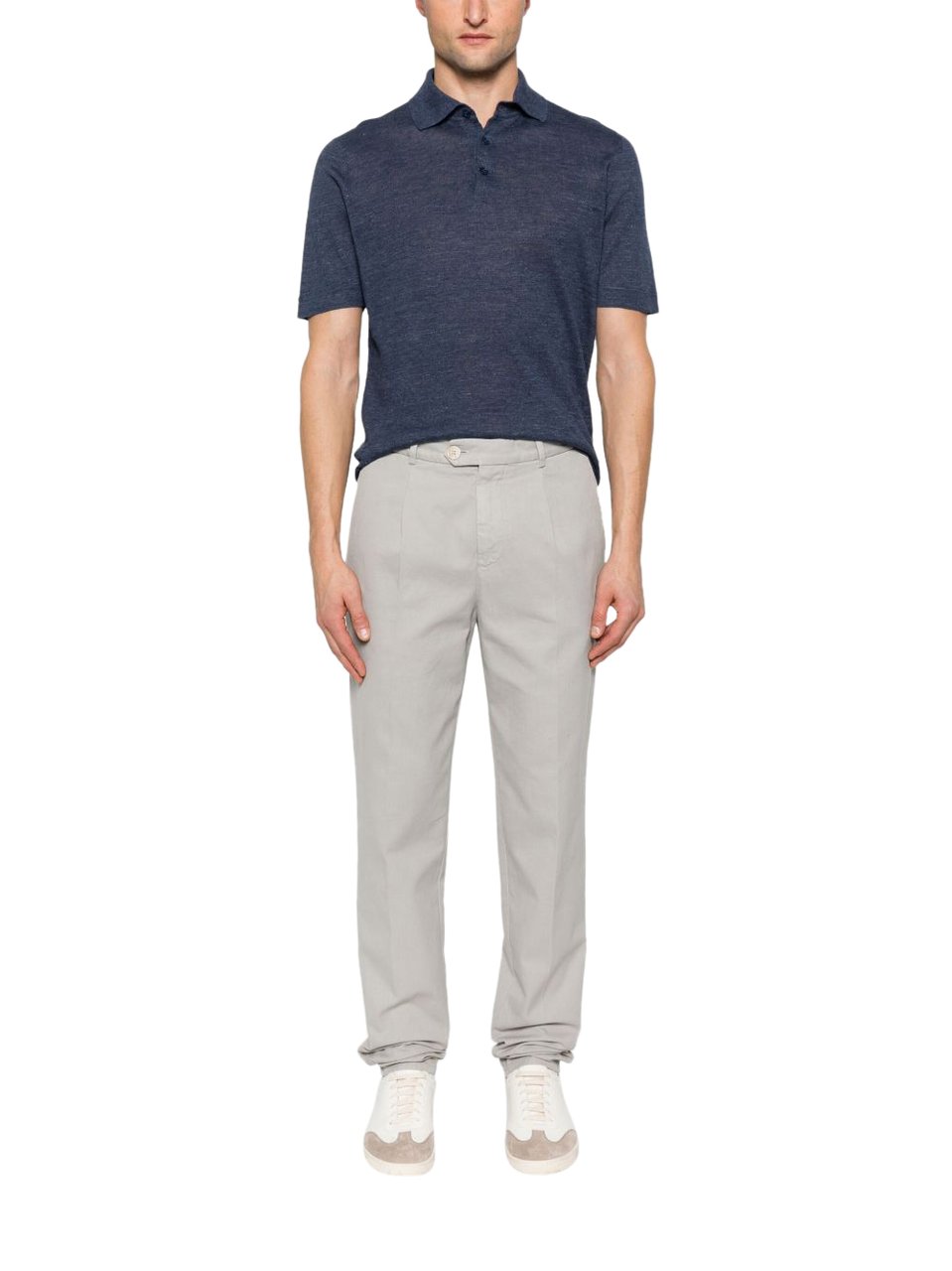 Brunello Cucinelli T-Shirts And Polos Blue Blauw