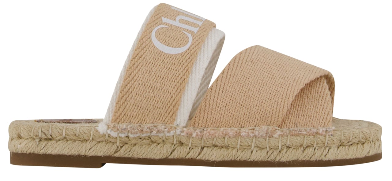 Chloé Chloe Meisjes Slippers In Beige Beige