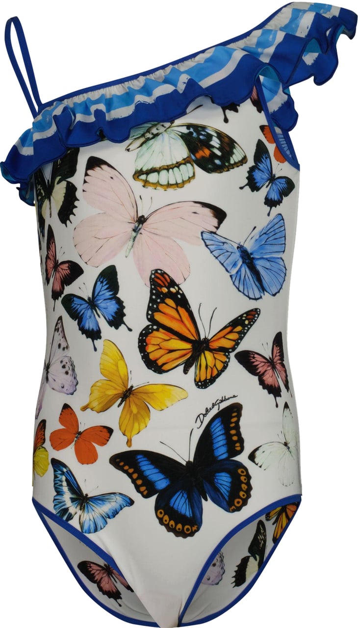 Dolce & Gabbana Dolce & Gabbana Kinder Meisjes Zwemkleding In Wit Wit