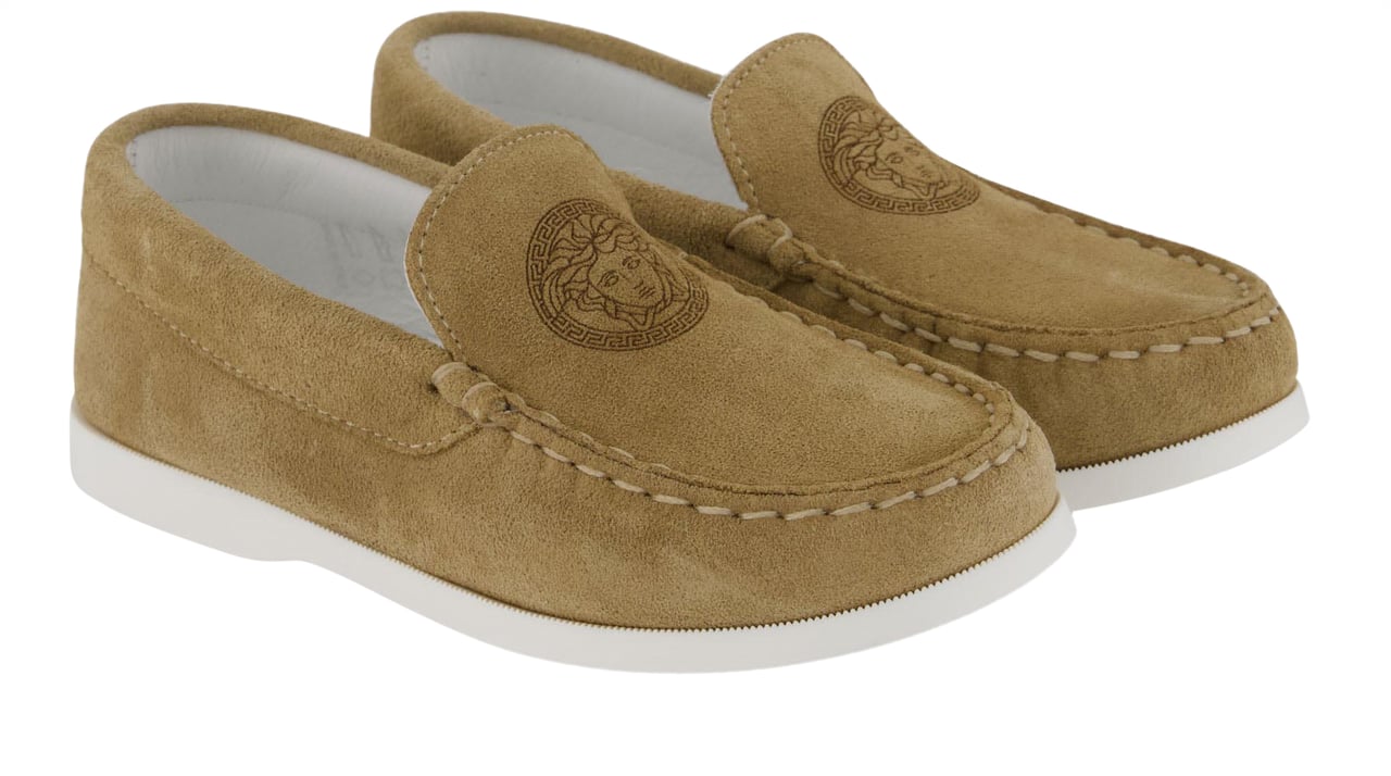 Versace Versace Jongens Schoenen In Camel Taupe