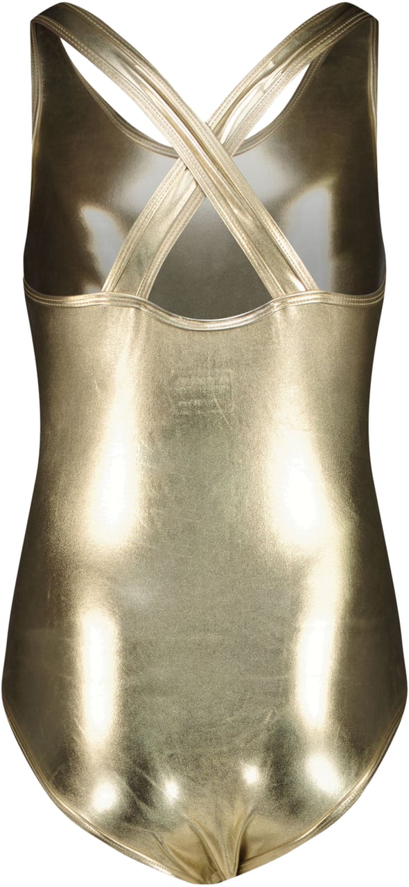 Michael Kors Michael Kors Kinder Meisjes Zwemkleding In Goud Metallic