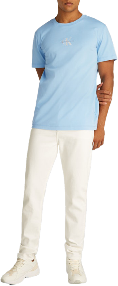 Calvin Klein Calvin Klein Jeans Monologo Tee Blauw