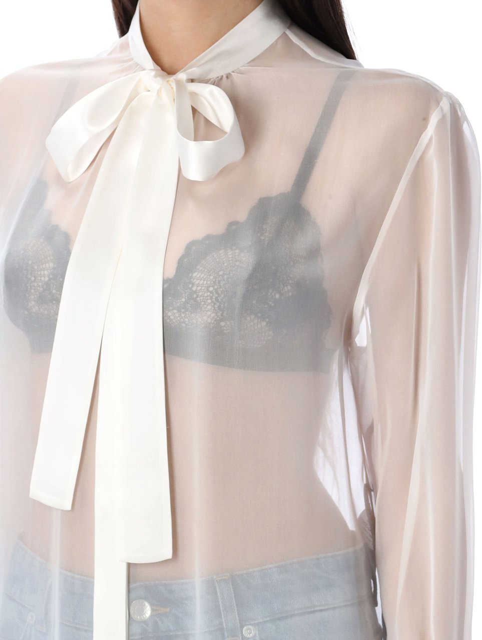 Dolce & Gabbana Camicia in Seta Wit