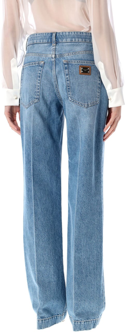Dolce & Gabbana Pantaloni Cinque Tasche Blauw