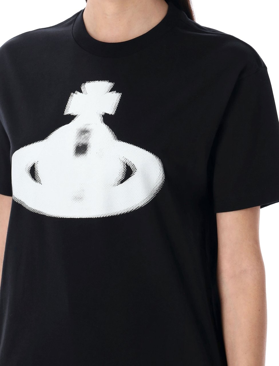 Vivienne Westwood Halftone Orb Classic T-Shirt Nero Zwart