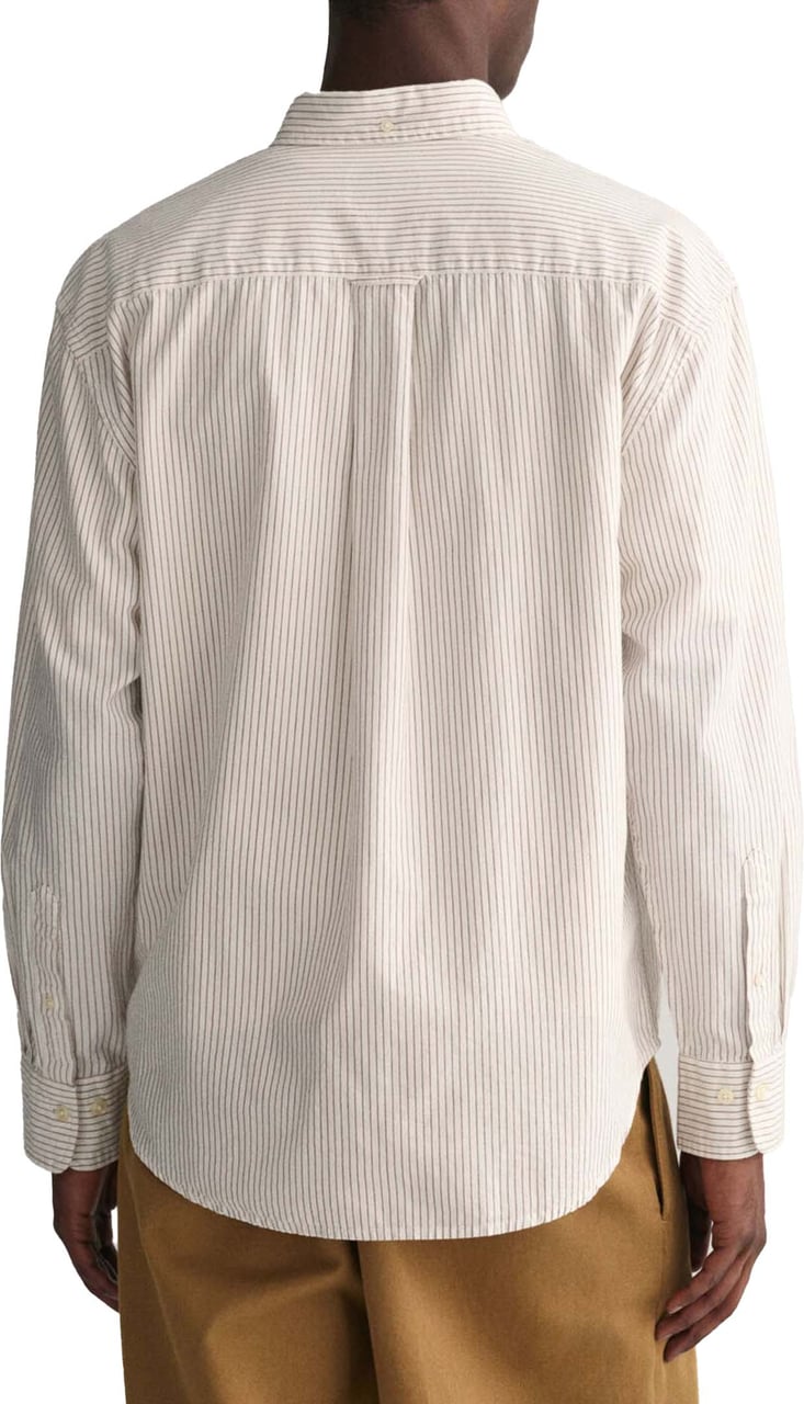 Gant Gant  Lange Mouw Overhemden Ecru 3230166 113 Wit