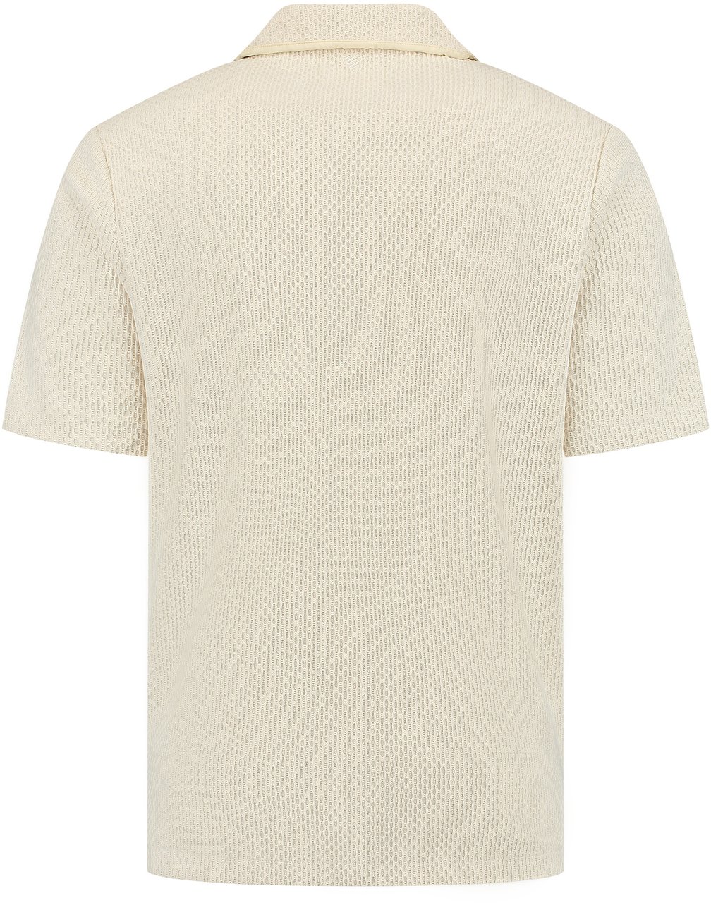 Pure Path The short sleeve honeycomb shirt Beige
