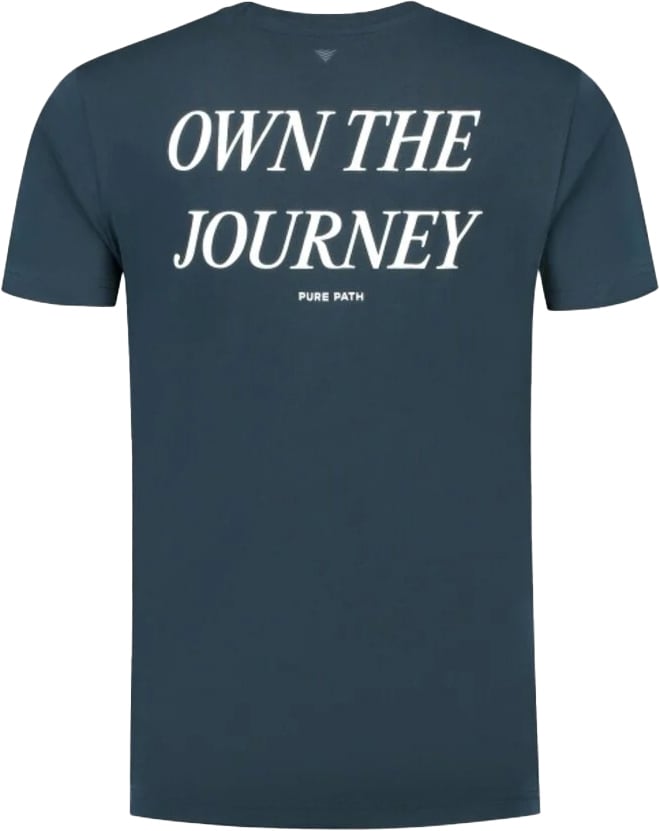 Pure Path Own The Journey T-shirt Blauw
