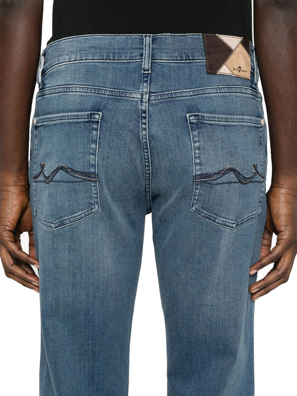 7 For All Mankind Jeans blue Blauw