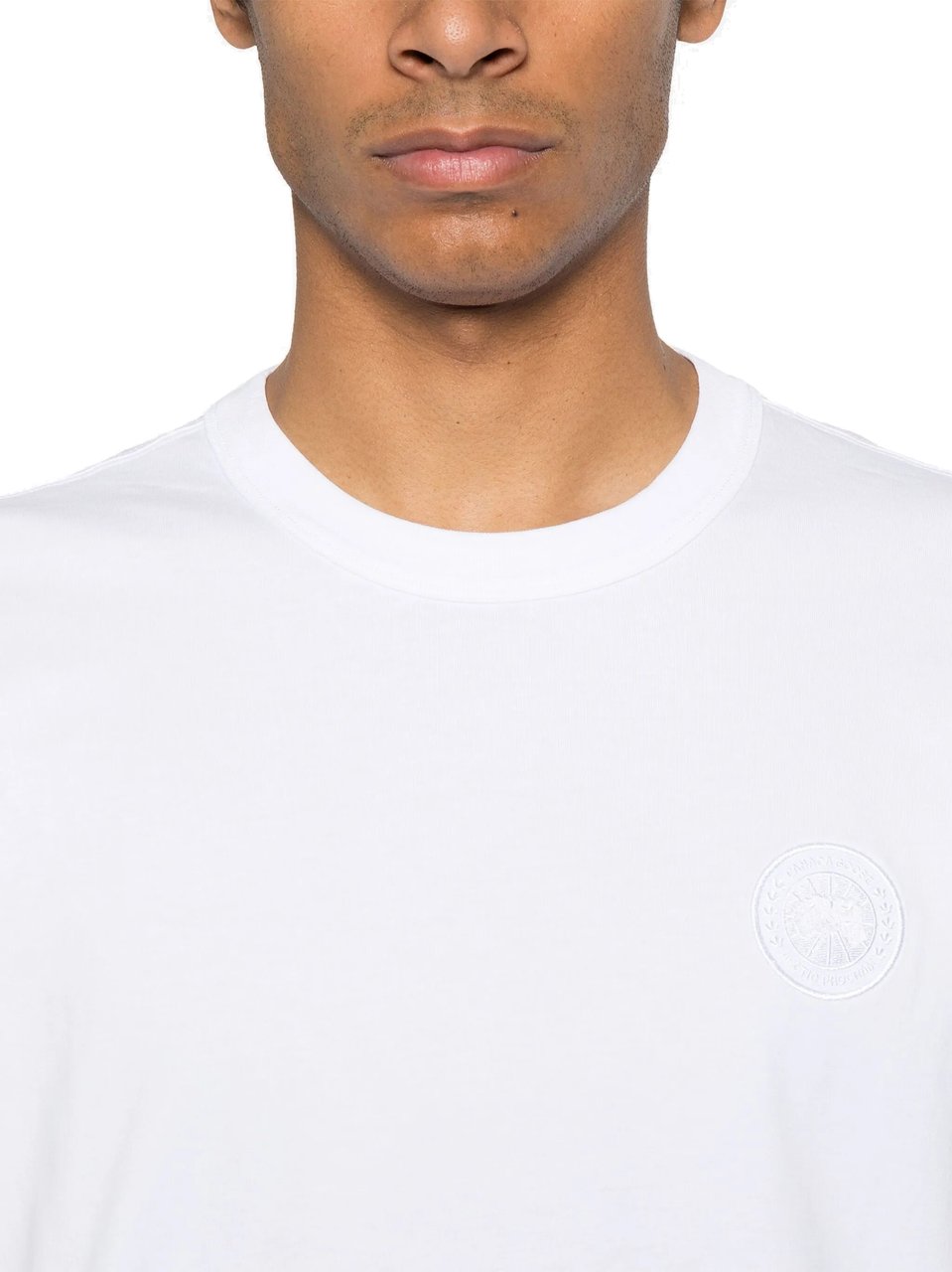 Canada Goose t-shirt wit Wit