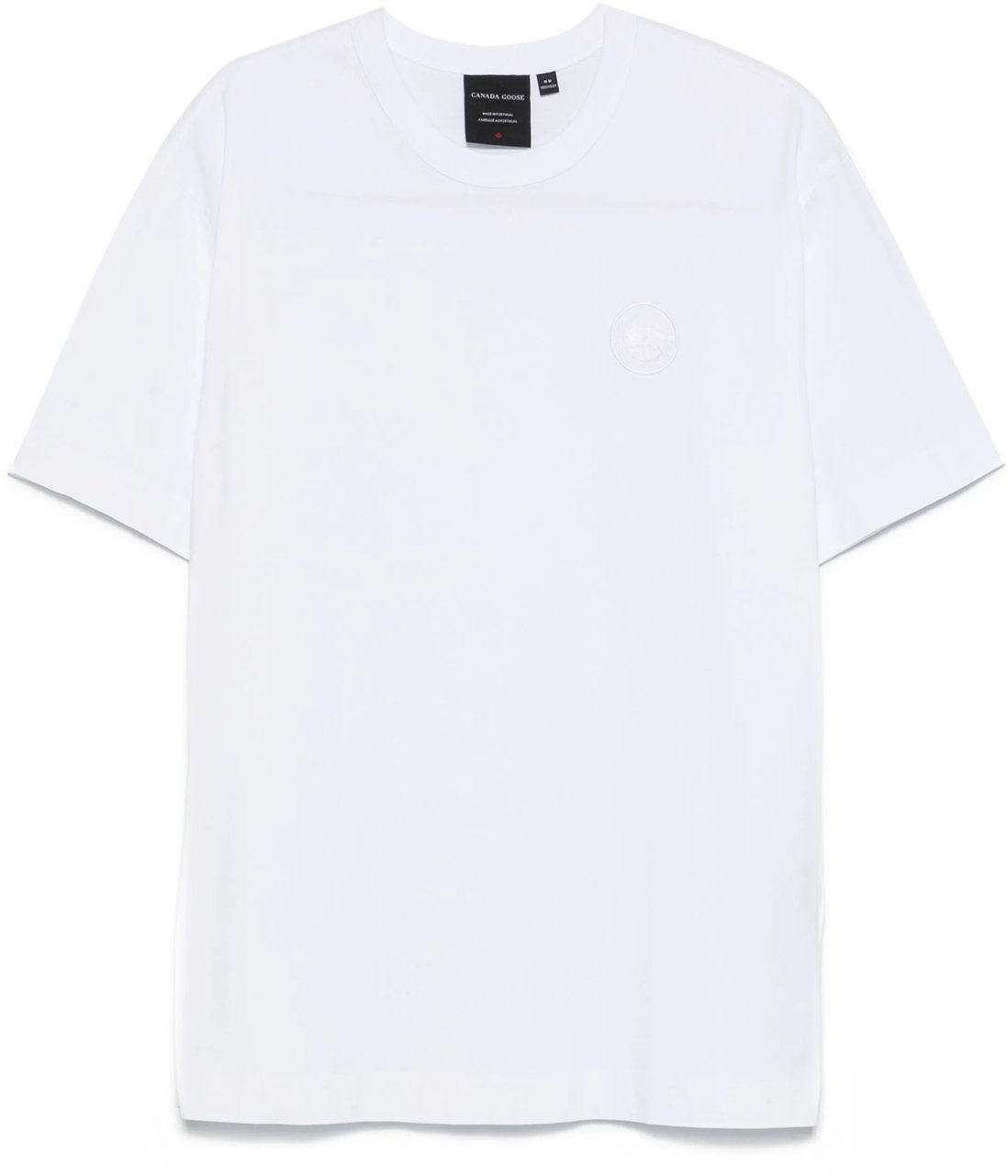 Canada Goose t-shirt wit Wit