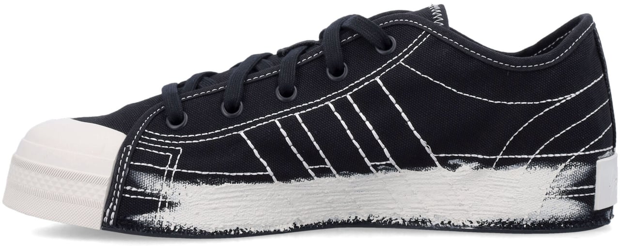 Y-3 Nizza Low Nero Zwart