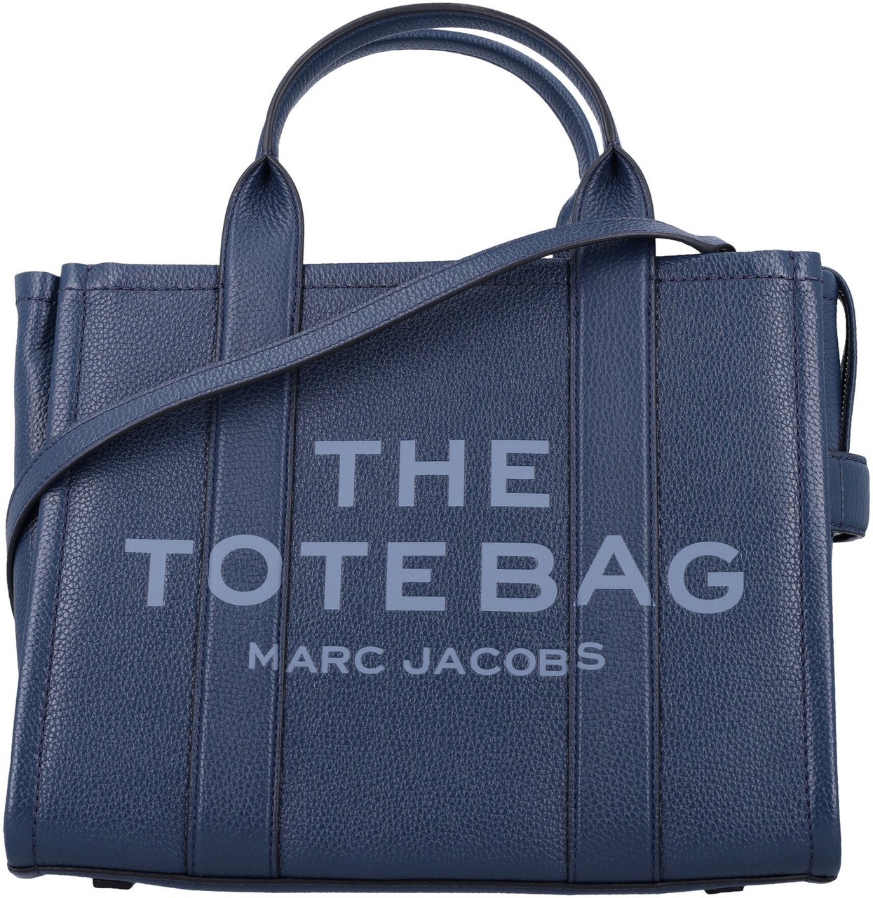 Marc Jacobs The Medium Tote Leather Blue Sea Blauw