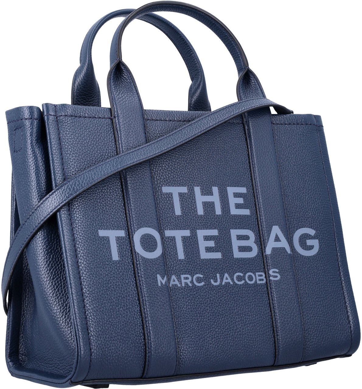Marc Jacobs The Medium Tote Leather Blue Sea Blauw