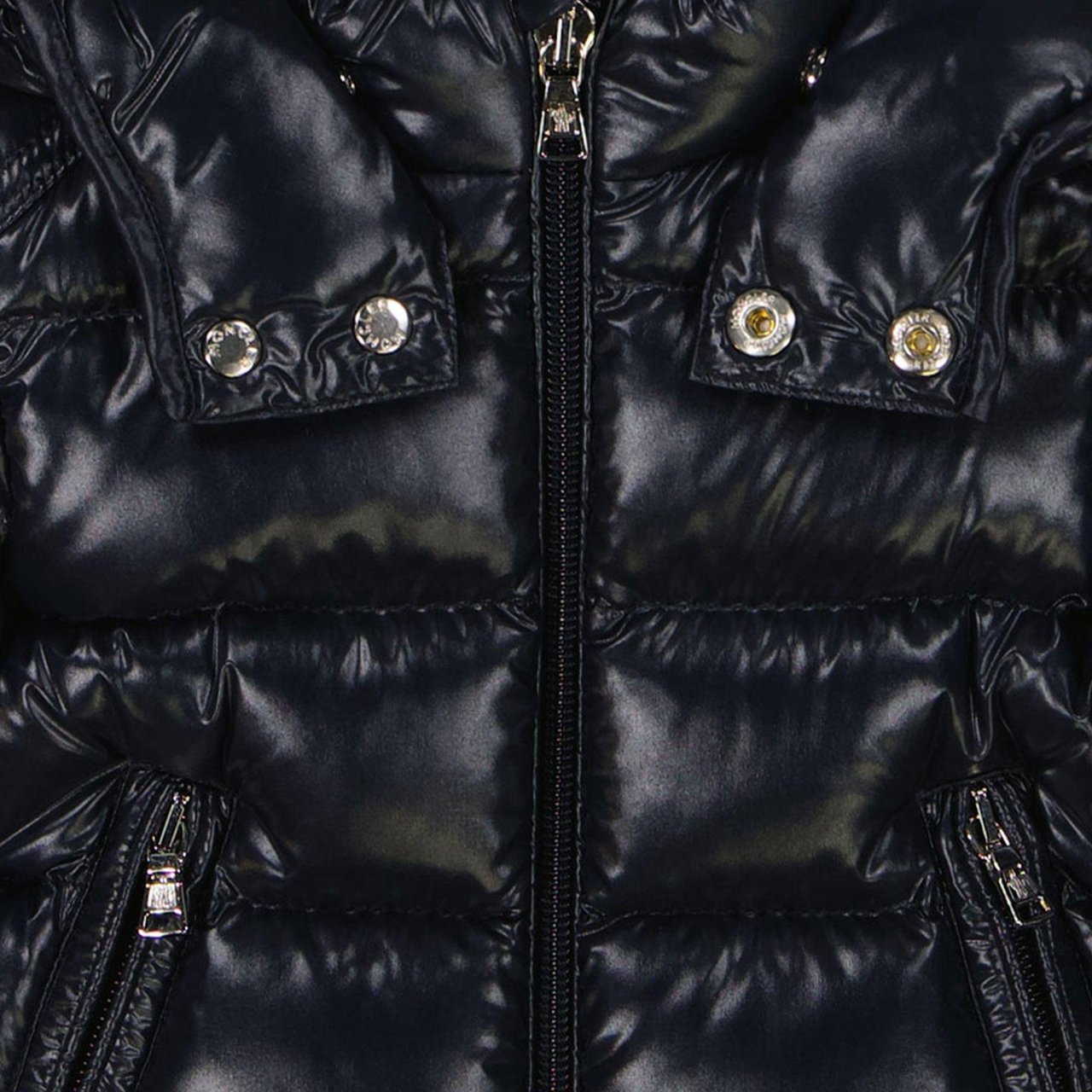 Moncler Moncler Maya Baby Jongens Winterjas Navy Blauw