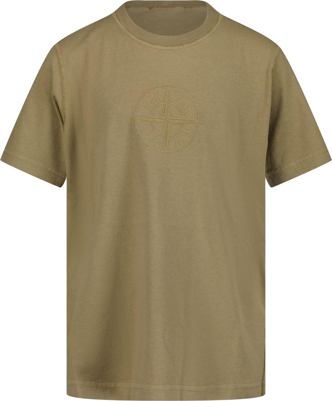 Stone Island Junior Stone Island Kinder Jongens T-Shirt In Beige Beige