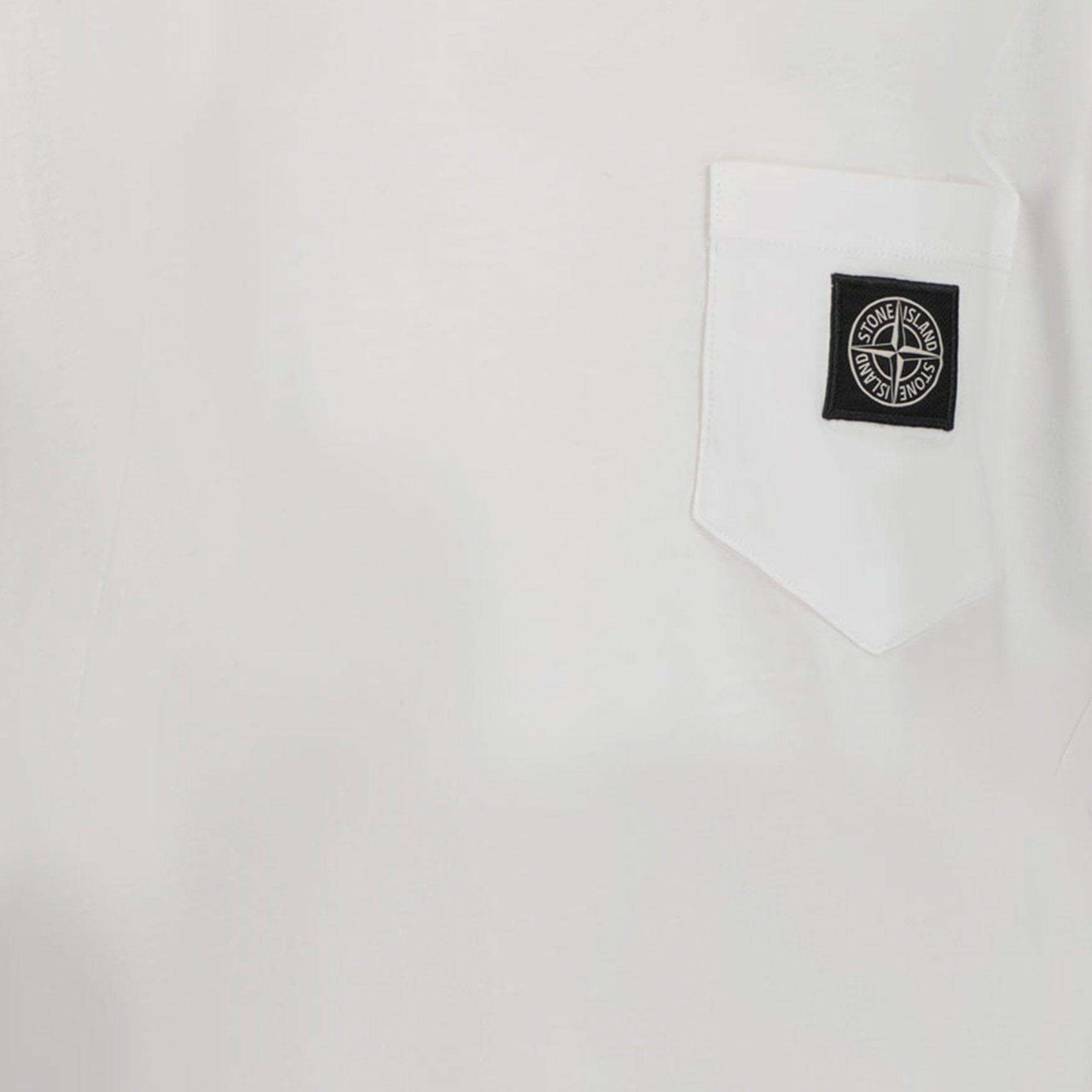 Stone Island Junior Stone Island Kinder Jongens T-Shirt In Wit Wit