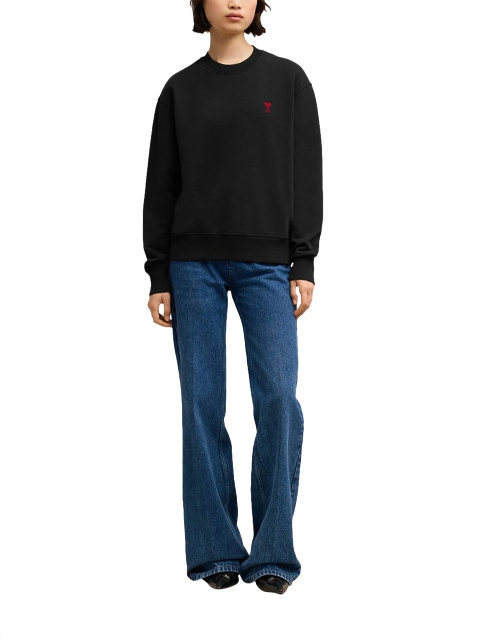 AMI Paris Sweaters Black Zwart