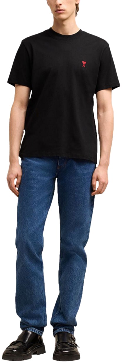 AMI Paris T-Shirts And Polos Black Zwart