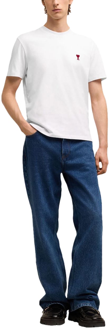 AMI Paris T-Shirts And Polos White Wit
