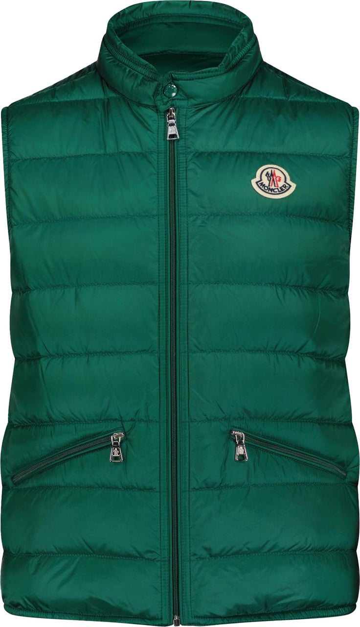 Moncler Moncler Gui Kinder Jongens Bodywarmer In Donker Groen Groen