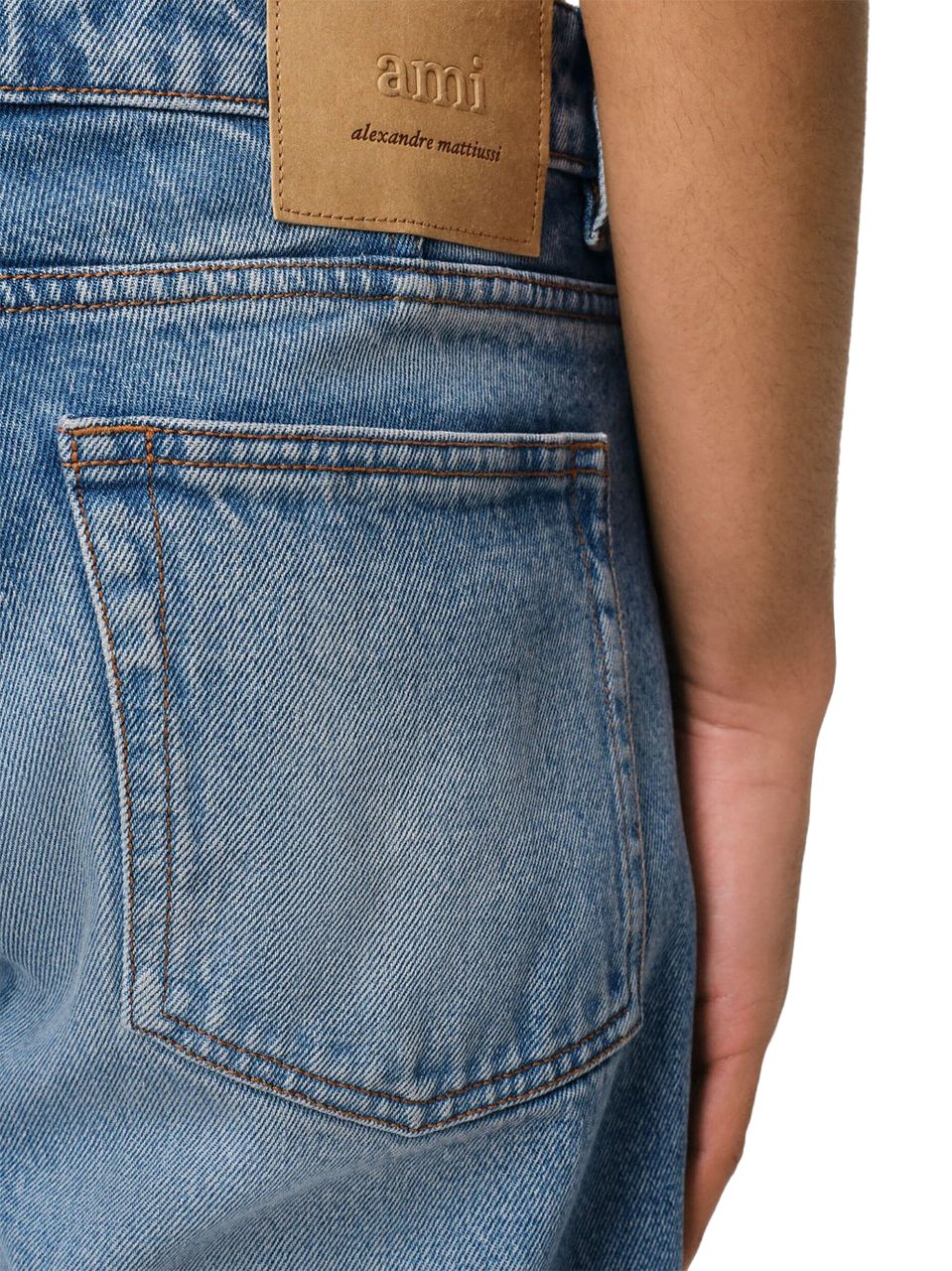 AMI Paris Jeans HTR001 DE0046 Blauw