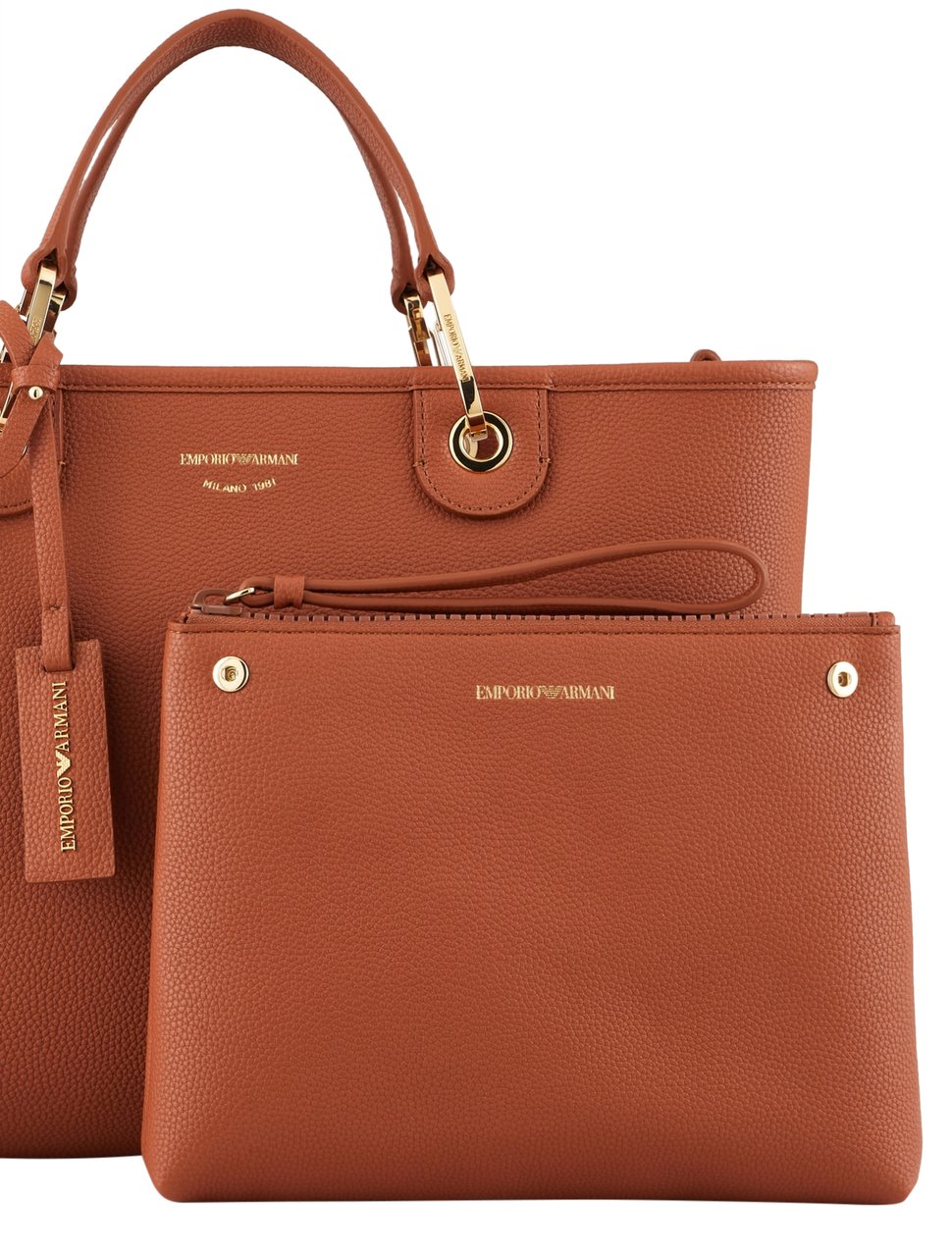 Emporio Armani Bags Leather Brown Bruin