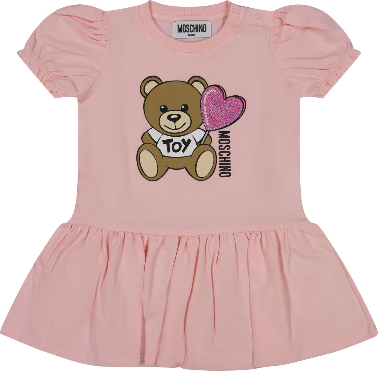 Moschino Moschino Baby Meisjes Jurk In Licht Roze Roze