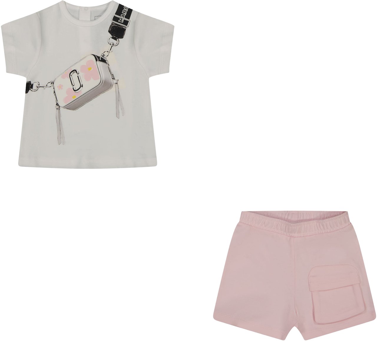 Marc Jacobs Marc Jacobs Baby Meisjes Setje In Licht Roze Roze