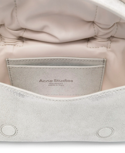 Acne Studios Multipocket Micro Vintage Bag White/grey Wit