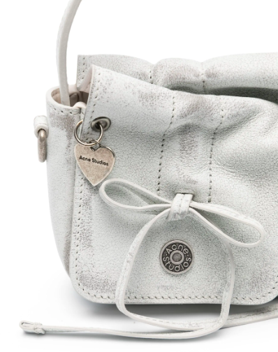 Acne Studios Multipocket Micro Vintage Bag White/grey Wit
