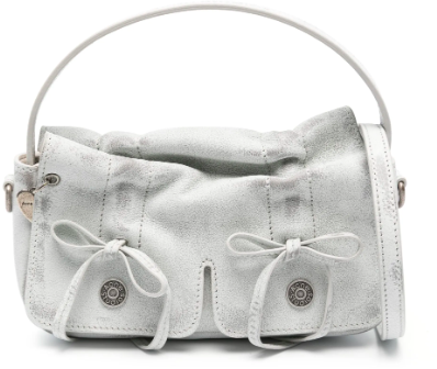 Acne Studios Multipocket Micro Vintage Bag White/grey Wit