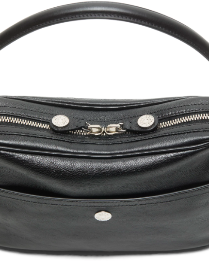 Acne Studios Leather Bag Black Zwart