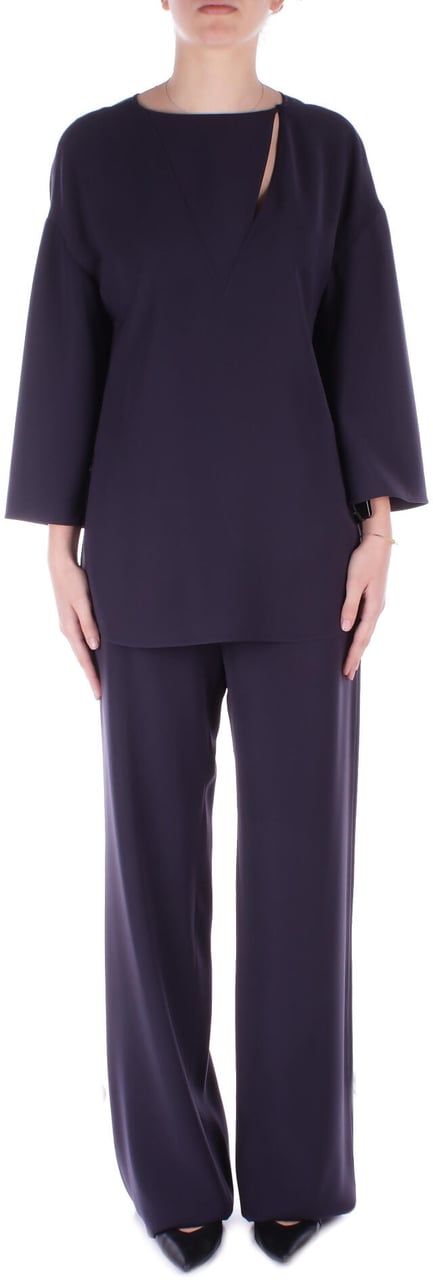 Emporio Armani Trousers Blue Blauw