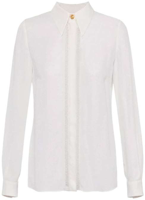 Elisabetta Franchi Shirts Ivory Wit